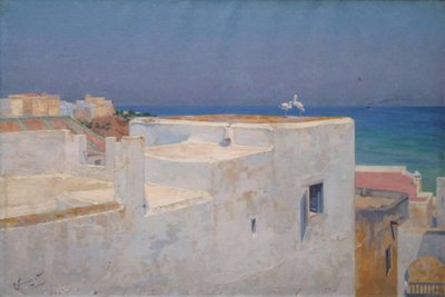 Terraces of Tangier by Enrique Simonet